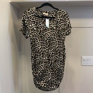 Full Moon Leopard Print Maternity Top
